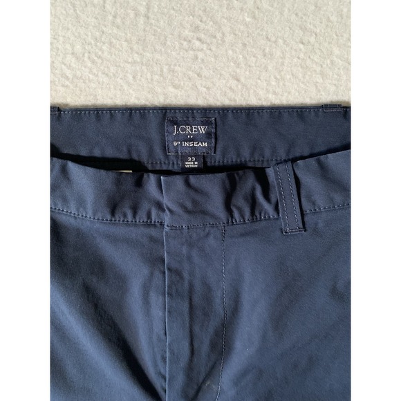 J. Crew Factory Men's SZ 33 Navy 9" Inseam Tech Short Lightweight 3802 - Picture 2 of 9
